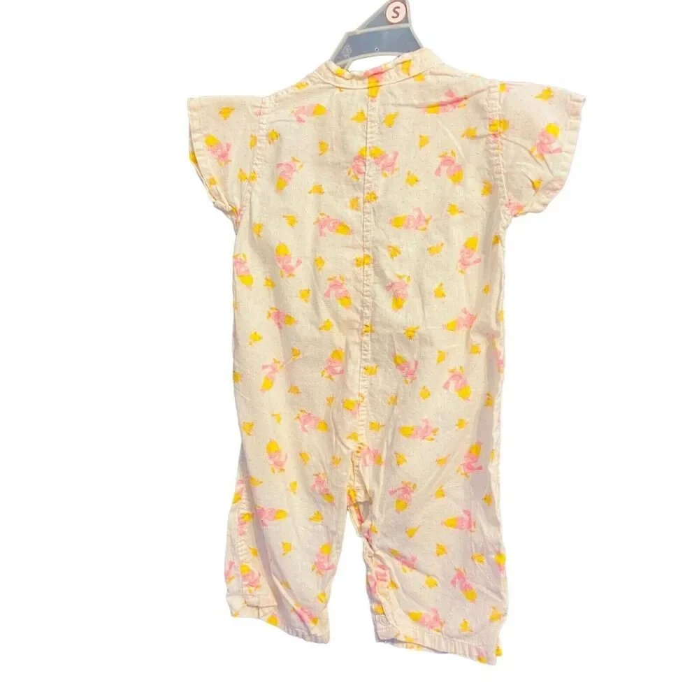 #4501 Greencraft vintage infant one piece sleeper size 12 m